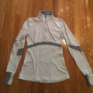 Lululemon White Quarter Zip